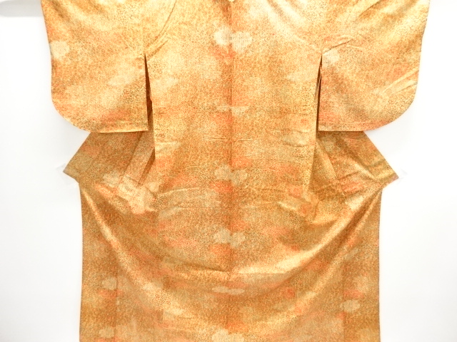 JAPANESE KIMONO / HITOE OSHIMA TSUMUGI / WOVEN GRAPE 